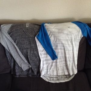 Small/medium Hurley 3/4 and long sleeve
